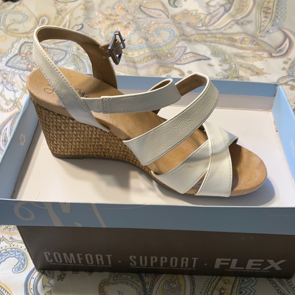 Life stride wedge sandals